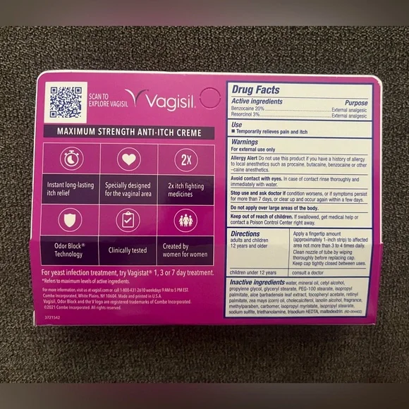 Traded* New! Vagisil Maximum  Strength Anti itch Cream - Picture 3 of 3